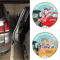 Pack 2 autocollants (femme enceinte et siège auto)