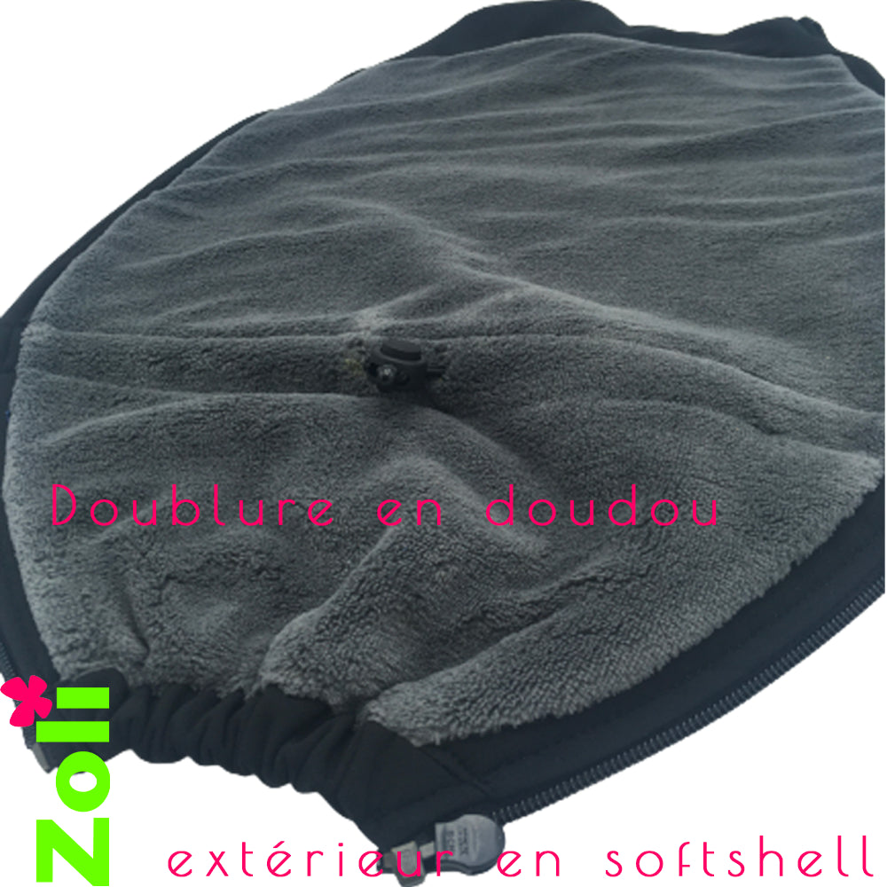 Extension de manteau pour le portage en HIVER (Double Zip Injecté et Spirale)