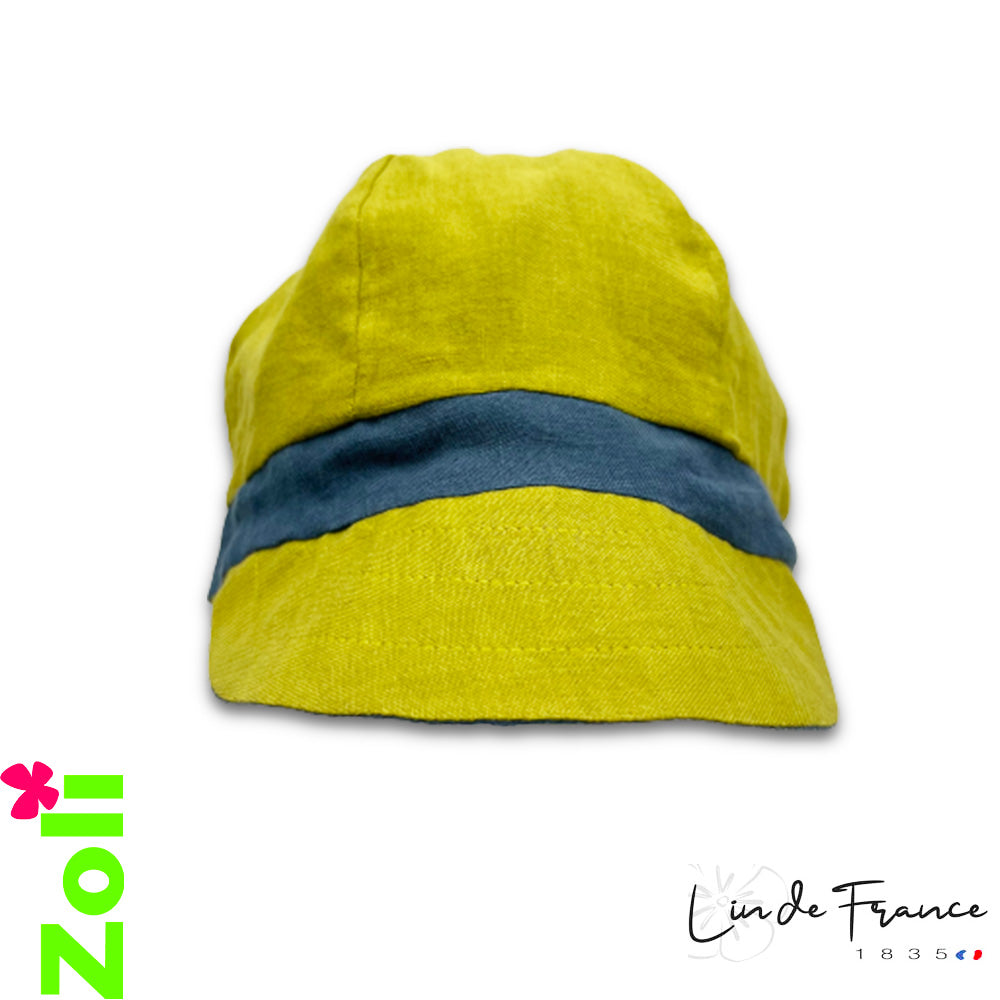Casquette Junior et Adulte en Lin Lavé de Normandie