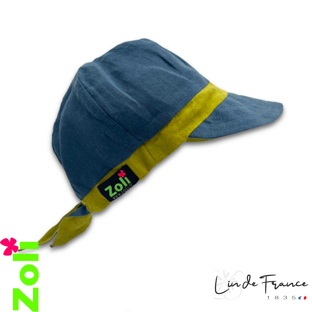 Casquette Junior et Adulte en Lin Lavé de Normandie