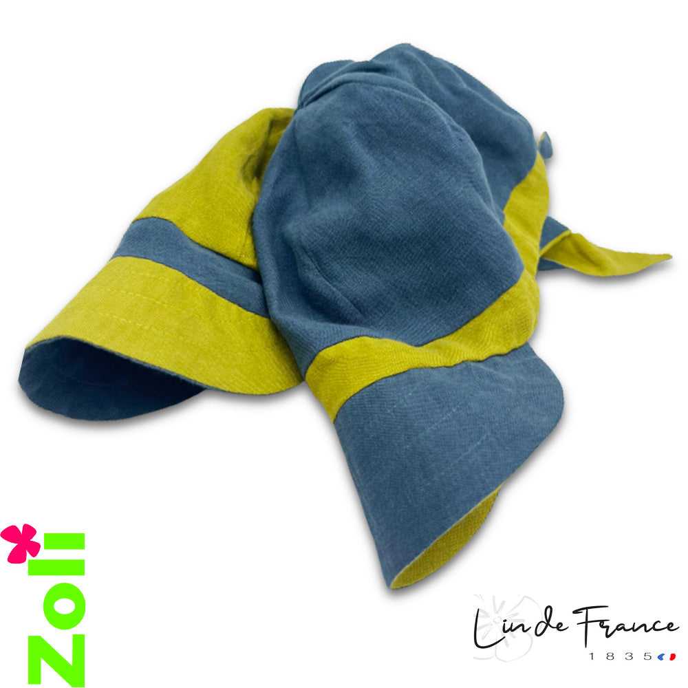 Casquette Junior et Adulte en Lin Lavé de Normandie
