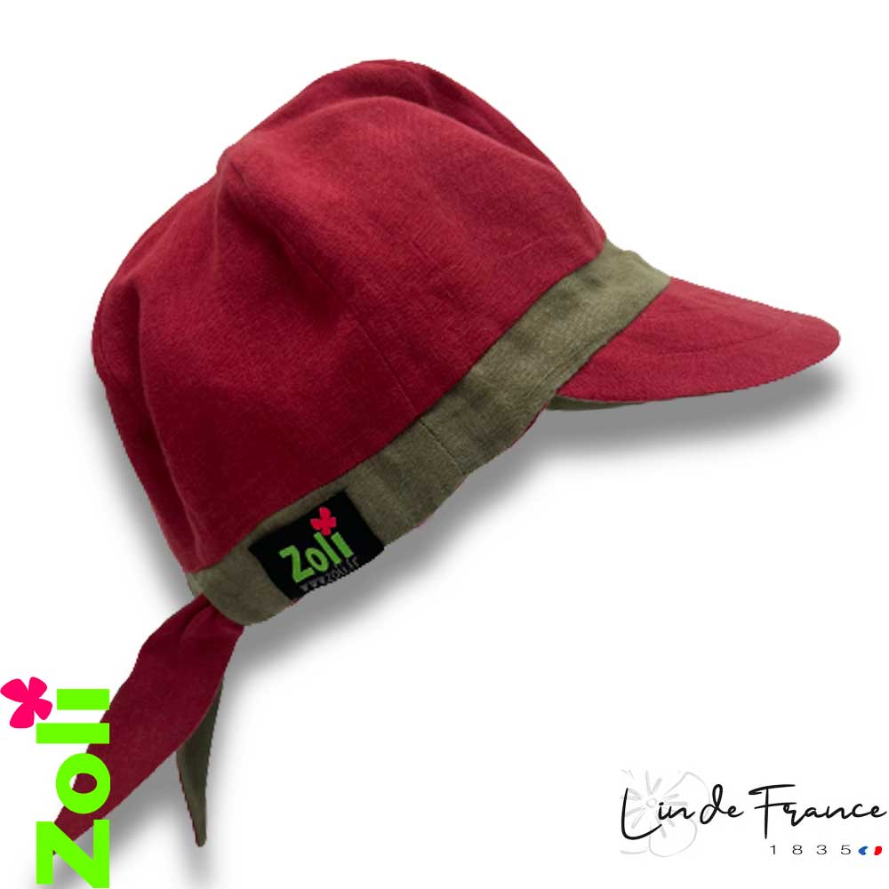 Casquette Junior et Adulte en Lin Lavé de Normandie