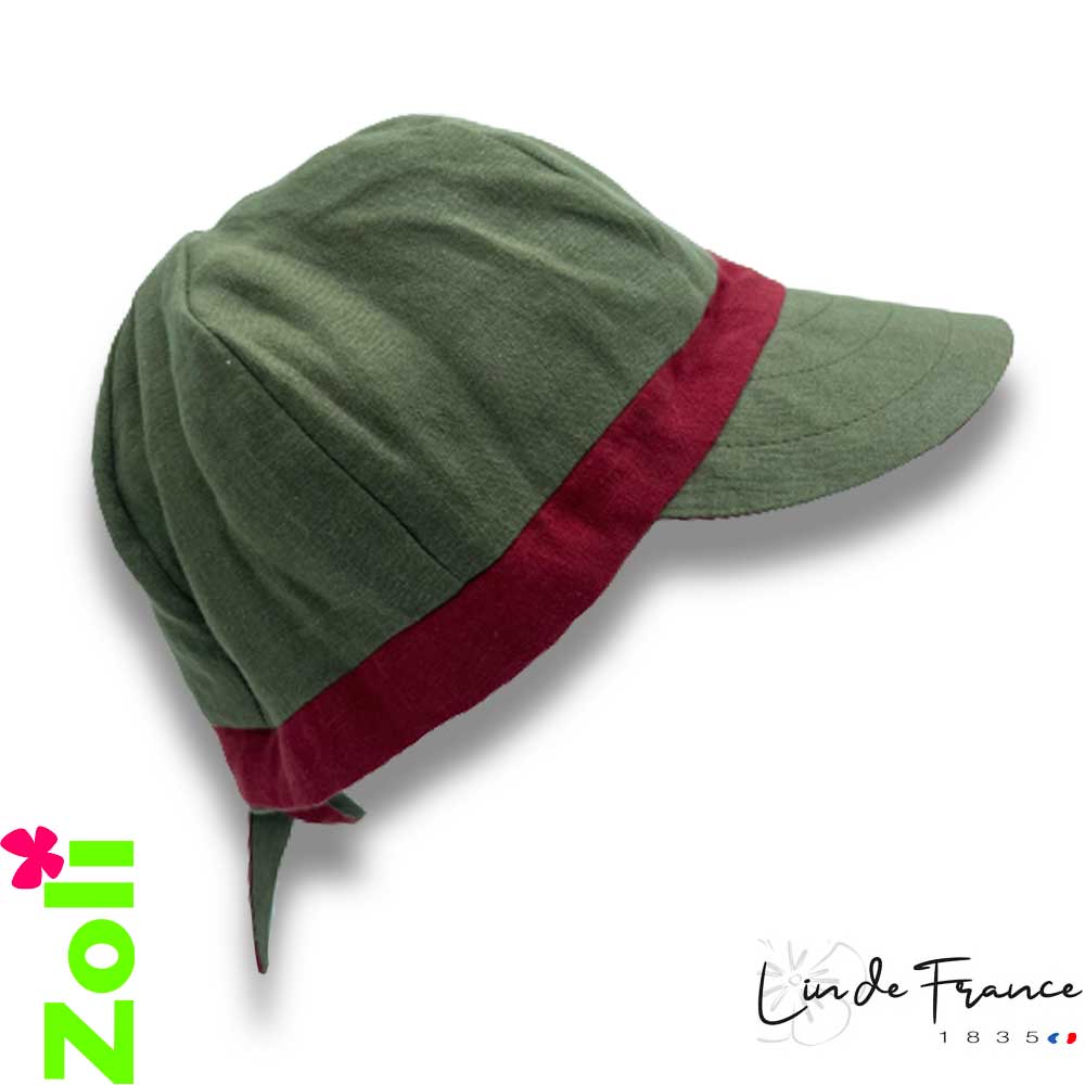 Casquette Junior et Adulte en Lin Lavé de Normandie