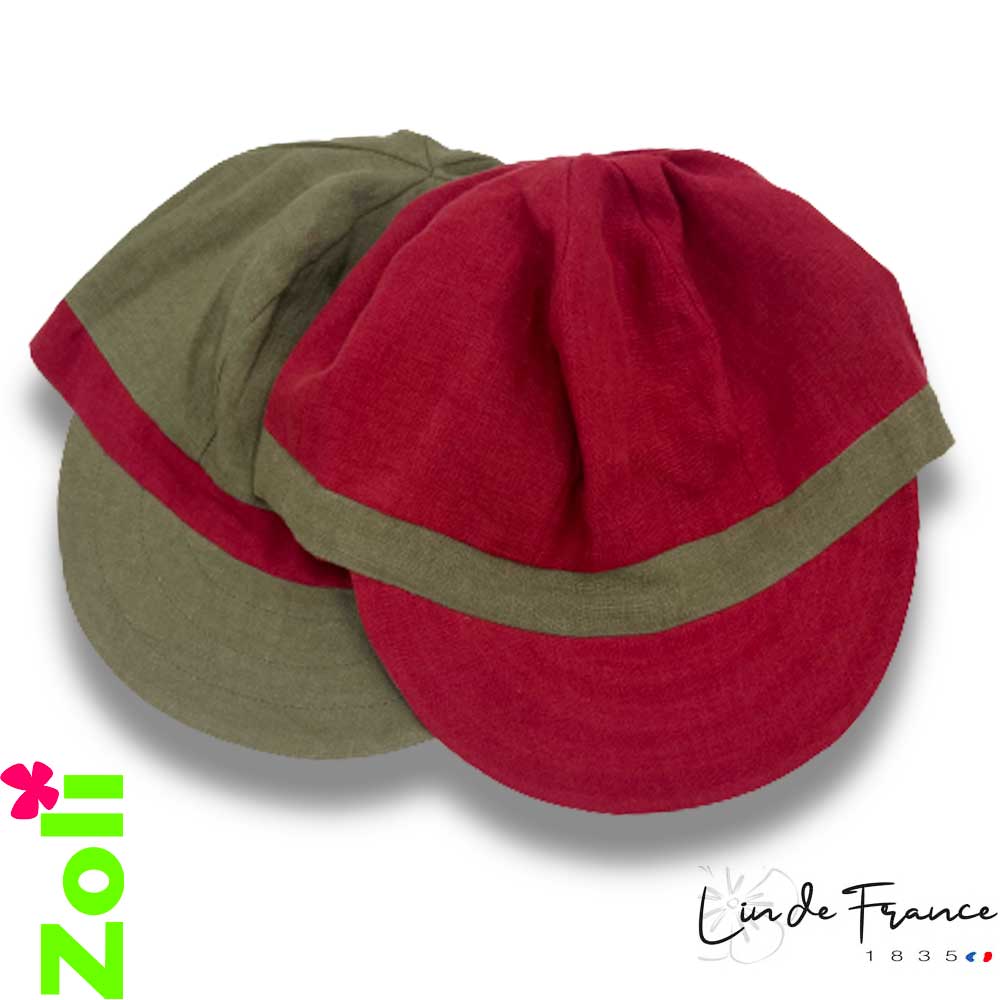 Casquette Junior et Adulte en Lin Lavé de Normandie