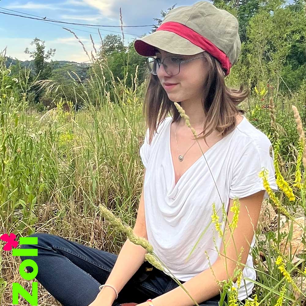 Casquette Junior et Adulte en Lin Lavé de Normandie