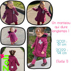 Manteau Enfant "MoiZossi" Week End