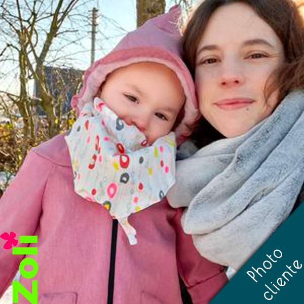 Manteau Enfant "MoiZossi" Week End rose