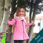 Manteau Enfant "MoiZossi" Week End rose