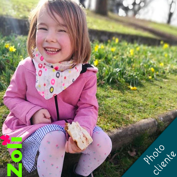 Manteau Enfant "MoiZossi" Week End rose
