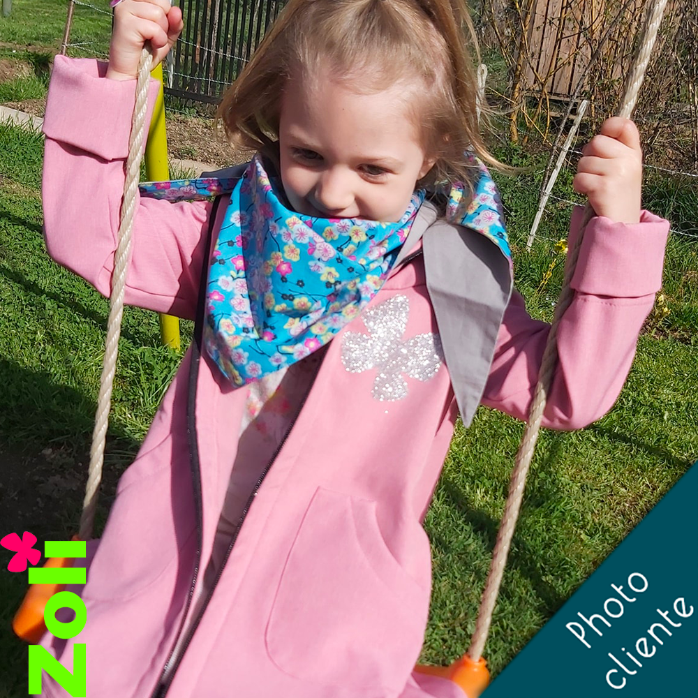 Manteau Enfant "MoiZossi" Week End rose