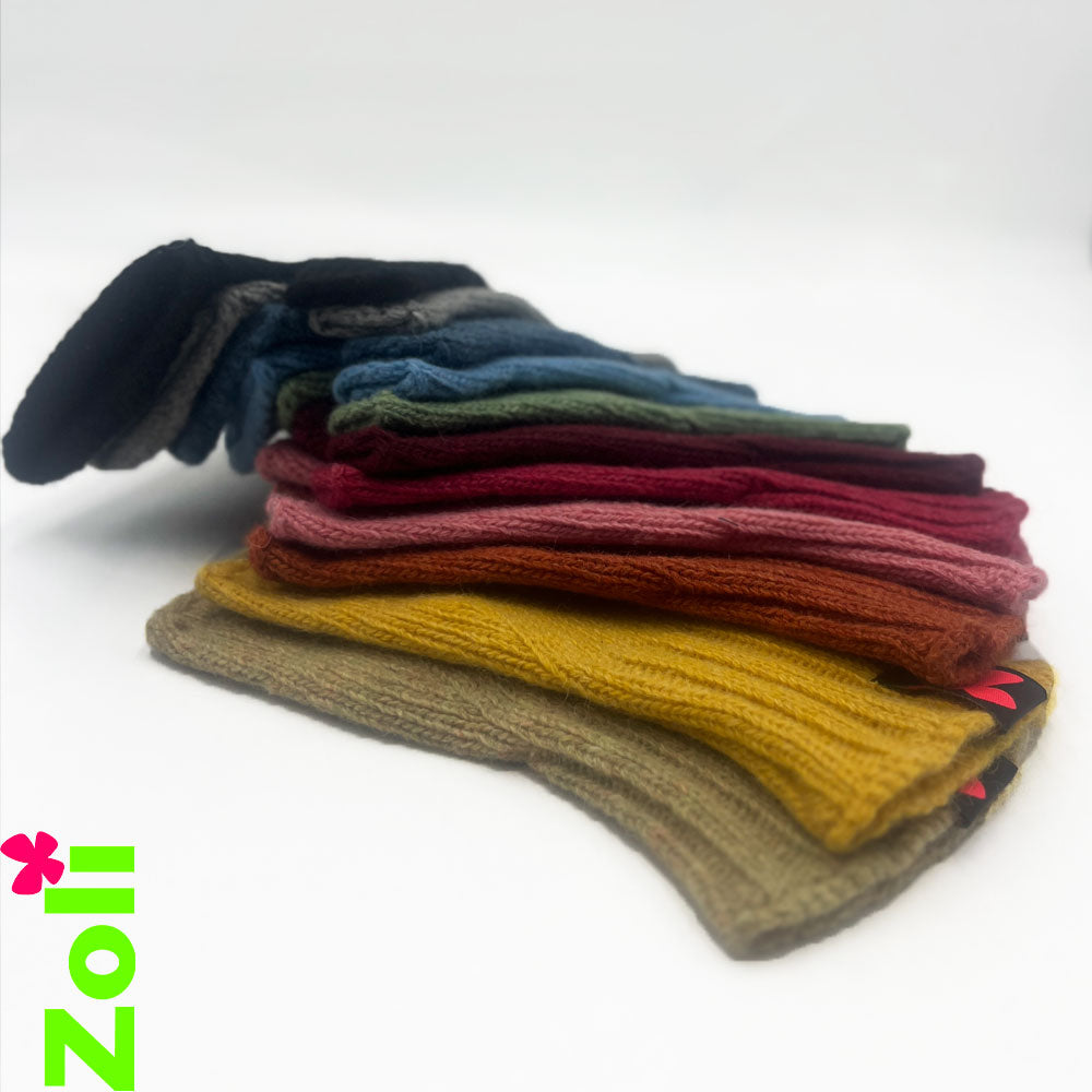 Mitaines / Bonnet en Laine recyclée !