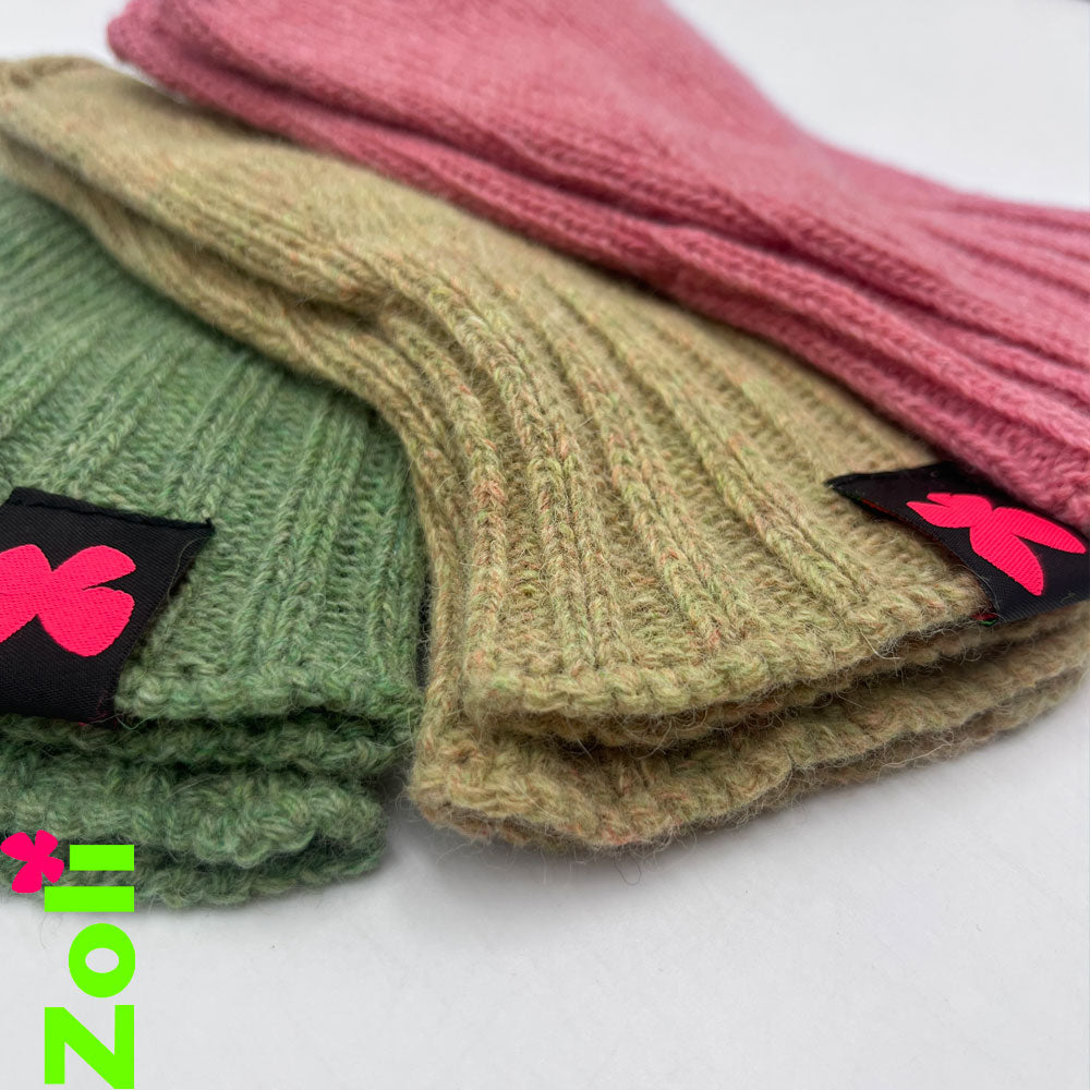 Mitaines / Bonnet en Laine recyclée !