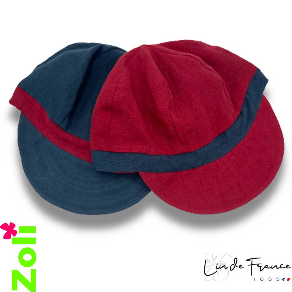 Casquette Junior et Adulte en Lin Lavé de Normandie