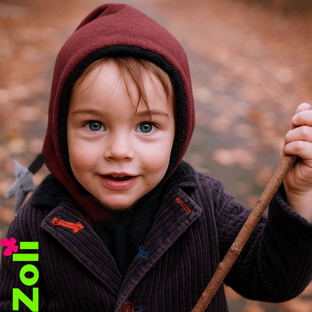 Capuchon enfant polaire